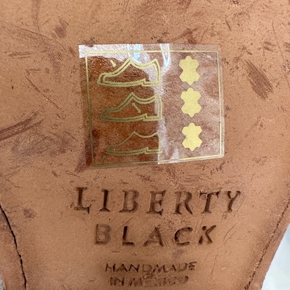 Liberty Black “Sully” cutout boots in brushed bluish gray leather. New in box! - Picture 6 of 6